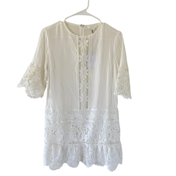 Endless Rose White Lace Insert Mini Dress - Picture 9 of 10